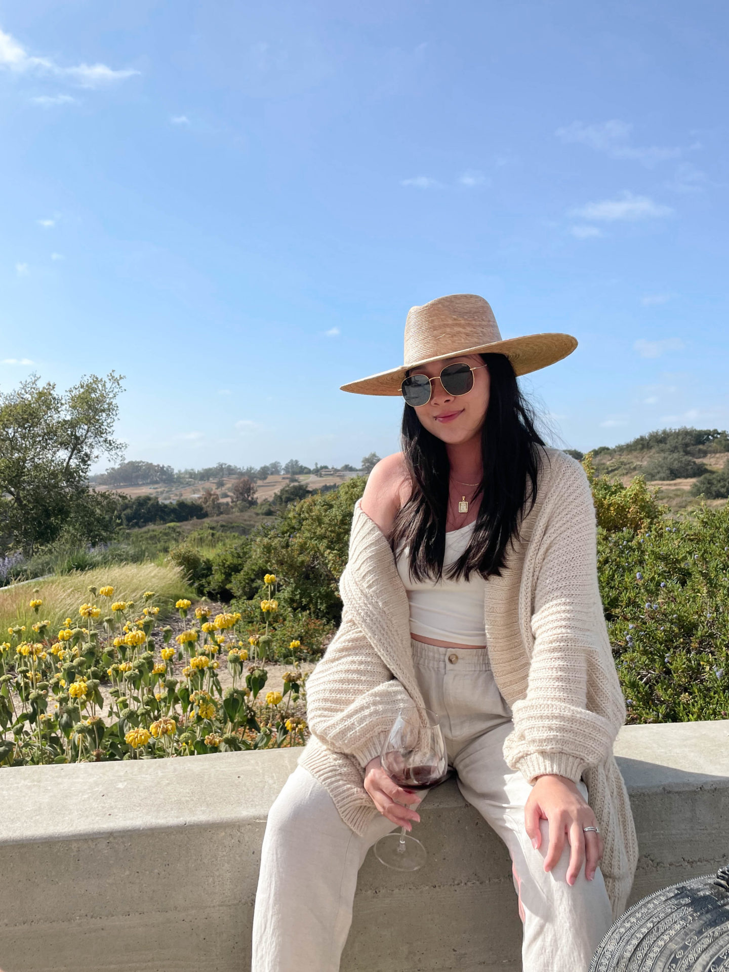 Summer outfit, Summer Style, Linen Pants, What I wore in Santa Ynez Valley
